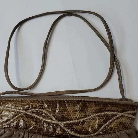 Vintage Hala Leather Clutch Shoulder Bag - Picture 8 of 8